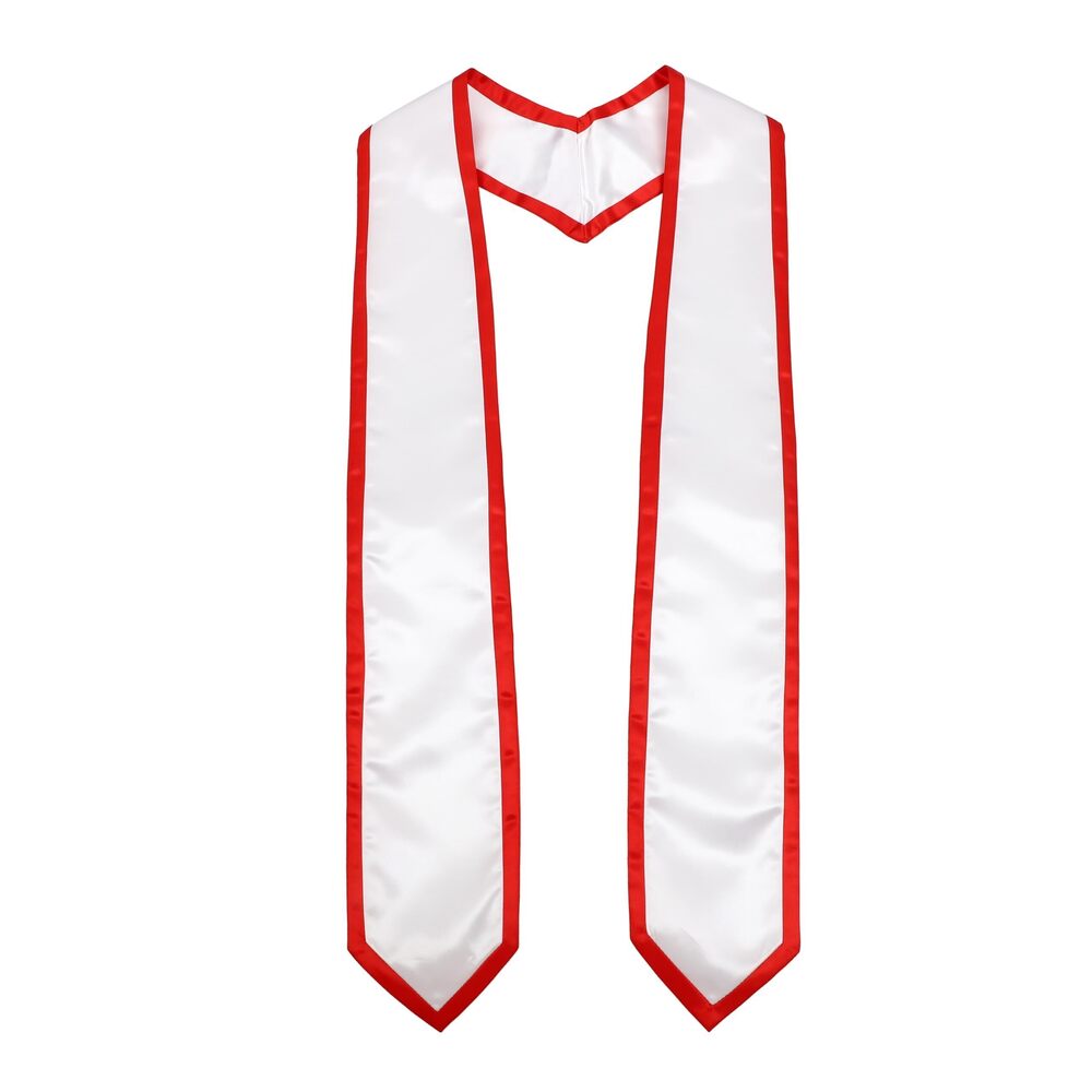 9190 Graduation Honor Stole Classic End with Trim for Unisex Adult 72